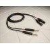 100-MGY-2P 2 Jack 6,3 stereo <=> 2 XLR 3pin гнездо  Gabreal AM AWG24 UF 2p PVC